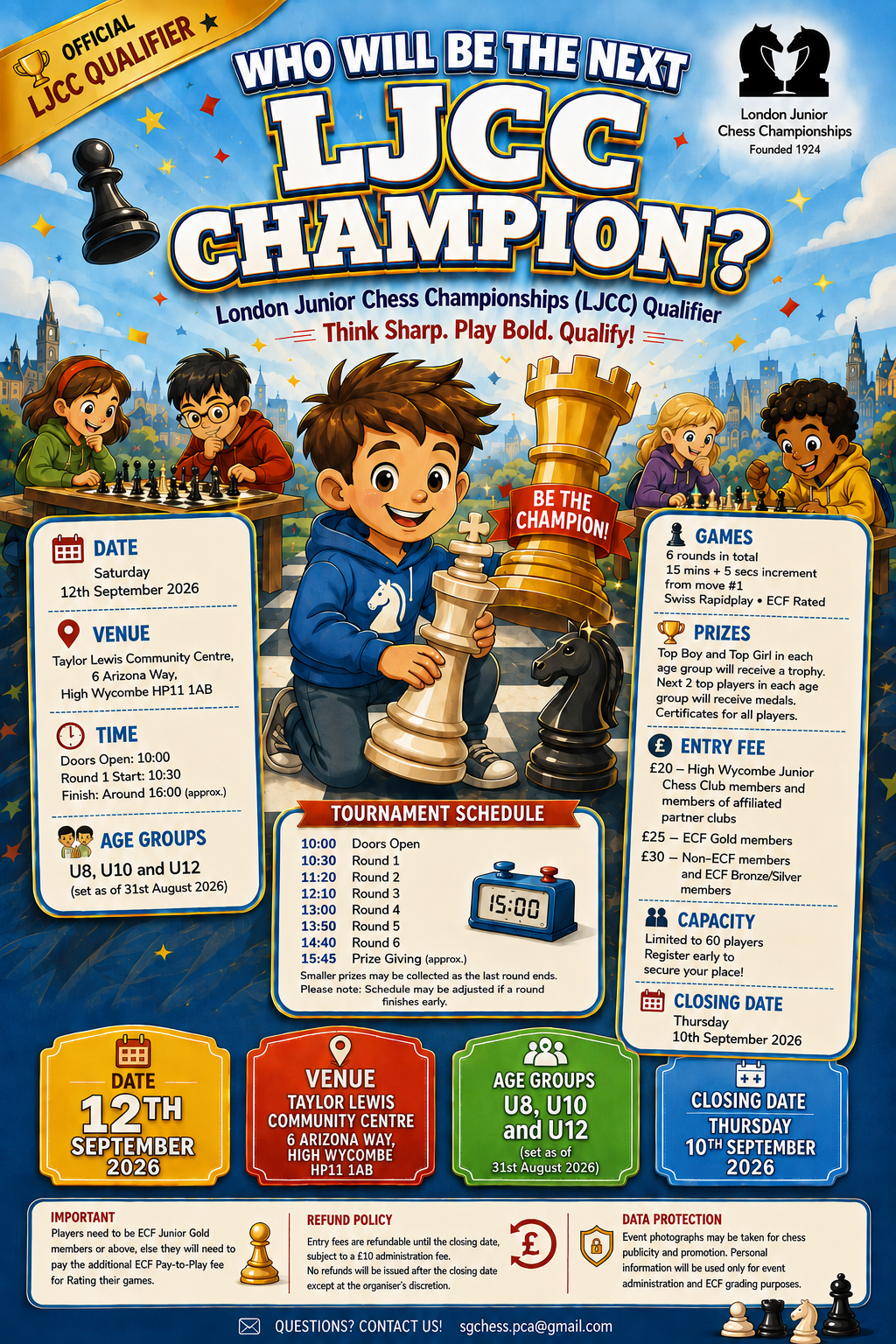 Flyer for LJCC Wycombe 2026